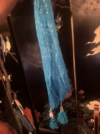 Turquoise scarf  # 63 VV MTS