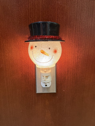 Vintage Snowman Face Top Hat Night Light RCD|133238