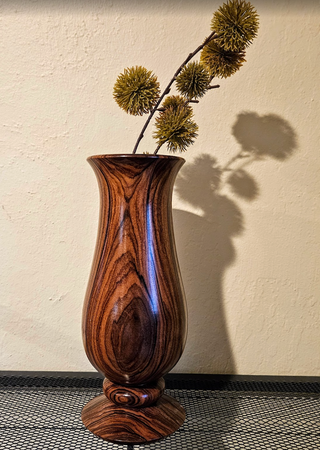 Marbled Wooden Vase (BRI) - MTS|115151