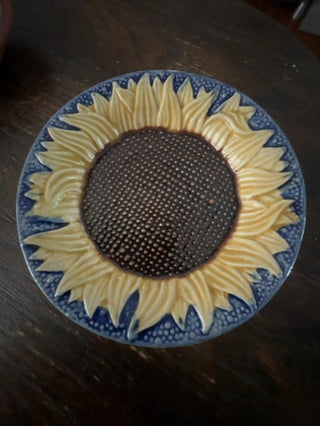 Majolica Portugal MMA Sunflower Dish 5”
