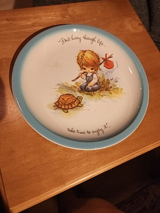 1972 Gigi Plate- Don't Hurry Through Life