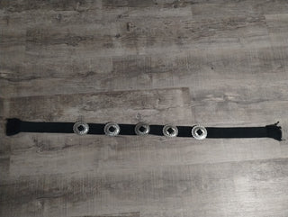 Western Black Concho Belt|60988