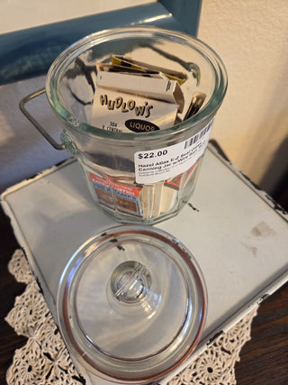 Hazel Atlas E-Z Seal Glass Canning Jar w/Wire Bail, RCD