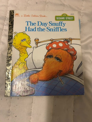 JP VINTAGE LOT OF 12 SESAME STREET LITTLE GOLDEN BOOKS  1990