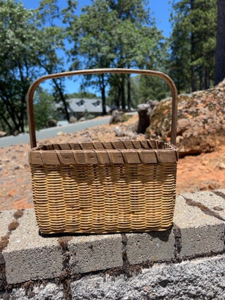 Basket Silverware Utensil & Napkin Caddy Holder