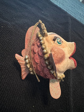 Ornament Kissing Fish Katherine's Collection MTS|89806