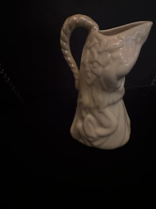 Belleek Ireland Undine Water Nymph 6th Green Mark Creamer / Pitcher approx. 4 3/4" #63 VV MTS|146316