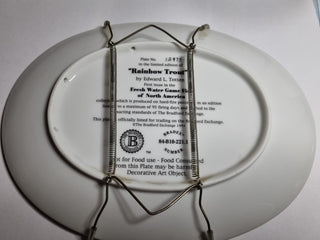 Collectible Plate Trout 8.5"