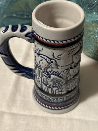 Small Mountain Animal Stein  #SM RCD|74152