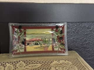 Vintage Winery Vineyard plate by Peggy Kerr = RCD|68818