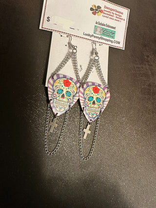 Earrings DOD Guitar Pick 9937 MTS