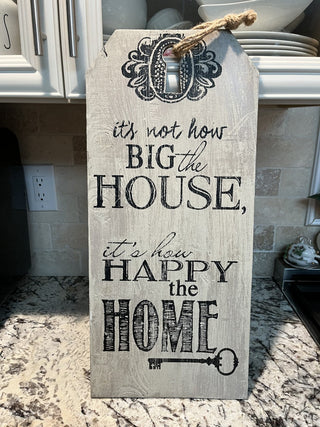 Happy Home Hanging Wall Decor RCD (For Pickup Only)