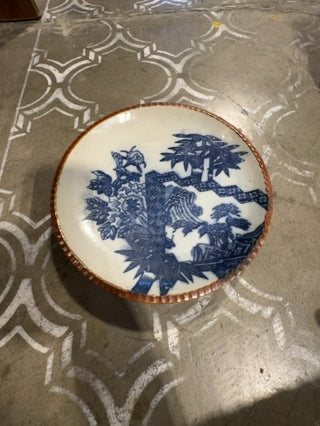 Antique Japanese “Igezara” Blue and White Plate