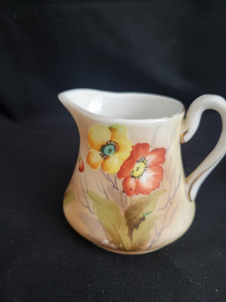 Vintage Nippon Creamer w/Yellow & Red Flowers RCD