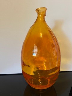 #2310 Orange Glass Vase