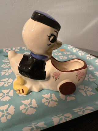 Duck Planter 1940's Ceramic MTS|119971