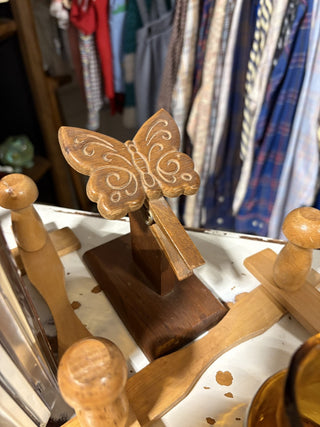 DECOR: vintage butterfly letter holder MTS|113842