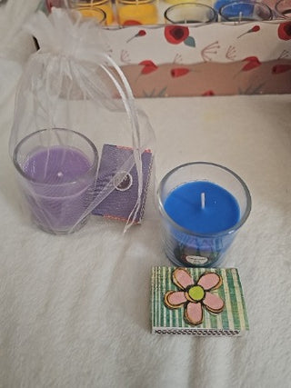Small Scented Candles w/ Matches