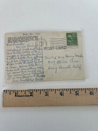 Vintage “Dante’s view” postcard RSV|78044
