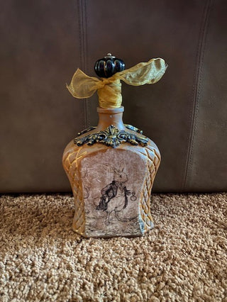 White Rabbit decor bottle