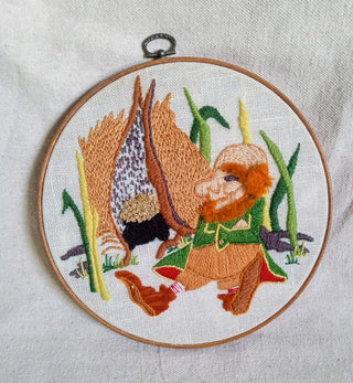 MW Vintage Leprechaun Needlepoint MTS