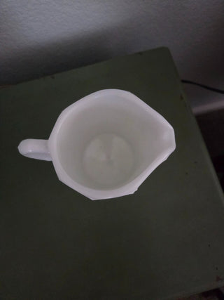 Westmoreland Milk Glass Harvest Grape Footed Pitcher, RCD|110074