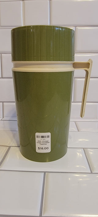JMD- Vintage Green Insulated Thermos- RSV