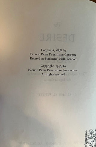 DESIRE OF AGES BOOK 1940 BEAUTIFUL ILLUSTRATIONS