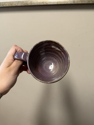 Handmade Purple Studio Pottery Mug RSV|64489