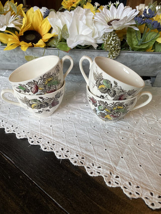 “Welcome Home” Tea Cups (4) -RCD