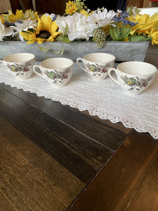 “Welcome Home” Tea Cups (4) -RCD