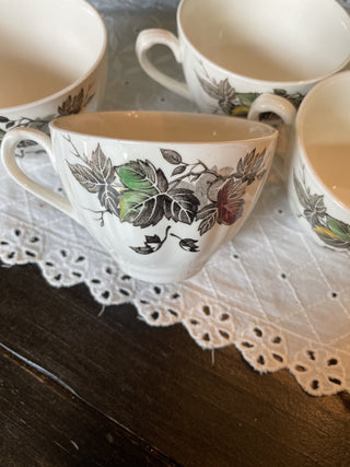 “Welcome Home” Tea Cups (4) -RCD