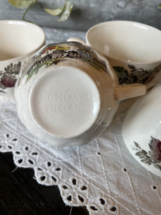 “Welcome Home” Tea Cups (4) -RCD
