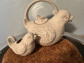 Bird World Market Teapot, Creamer SET MTS