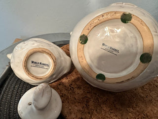 Bird World Market Teapot, Creamer SET MTS