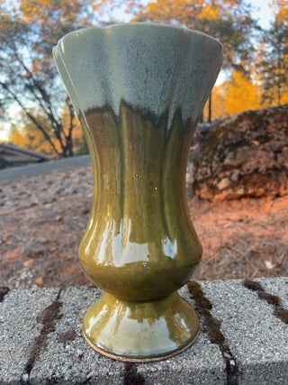 JP 12” vintage mid-century pottery vase