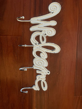 Mj93-Cast Iron Welcome Sign-MTS