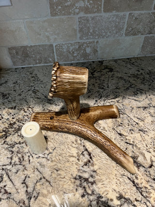 Faux Antler Sconce with Battery Operated Candle RCD|72307