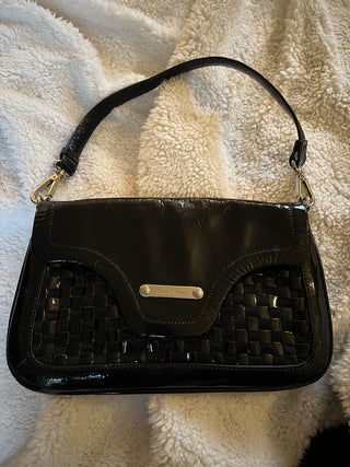 Calvin Klein Black Woven Detail Purse B18 MTS|142156