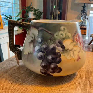 Antique Porcelain Cider Jug H/P MTS