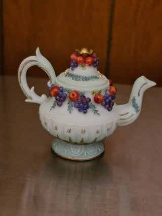 Miniature Tea Pot With Fruit