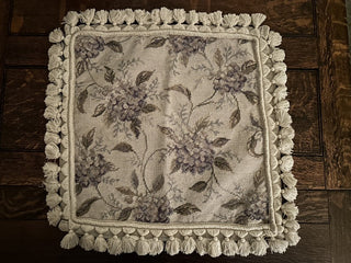 Pillow Cover, Needle Point Hydrangeas   MTS