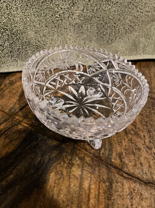 Crystal Footed Etched Bowl Numbered 426/1000. RSV|123164
