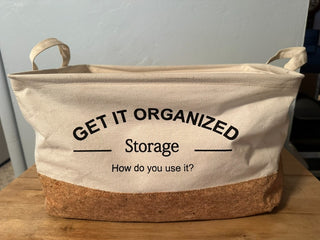 Basket Soft Tote Get Organized MTS|125990