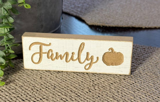 6” Engraved Family Sign RSV|127444
