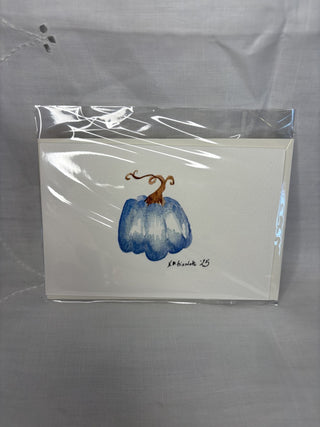 Original Pumpkin Watercolor Card 4x6 RSV|107468
