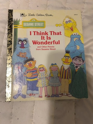 JP VINTAGE LOT OF 12 SESAME STREET LITTLE GOLDEN BOOKS  1990