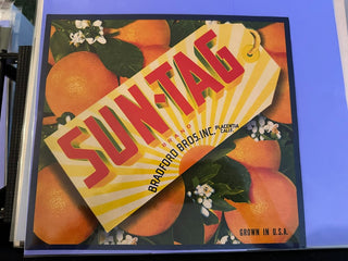 Sun-Tag Authentic Citrus Farm Crate Label EC104 MTS|100414