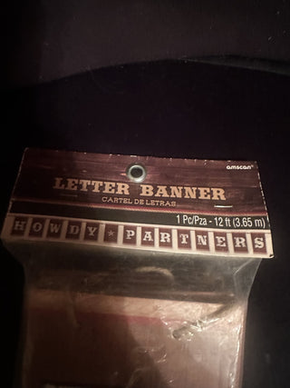 Howdy Partners Cowboy Western Party Decorations Banner 12 Pieces Cutouts new #47VV MTS|146416