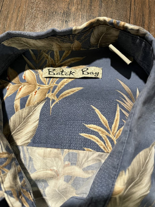 Men's XL Batik Bay Tropical Leaf Hawaiian Shirt RCD